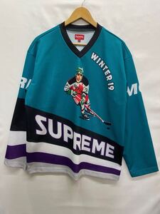 20241118【Supreme】シュプリーム Crossover Hockey Jersey クロスオーバー ホッケージャージー カットソー S ロンT 