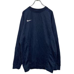 NIKE ロゴスウェット トレーナー M ネイビー ナイキ スポーツウェア ジャージ 古着卸 アメリカ仕入 a608-6024