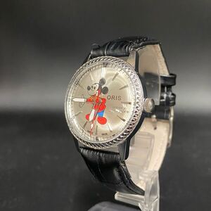 24 稼動品 オリス ORIS 機械式 手巻き ウォッチ 腕時計 メンズ 中古 ディズニー ミッキー 