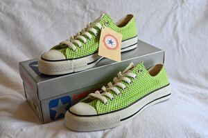 【未使用品】CONVERSE ALL STAR/コンバース/オールスター/MADE UNDER LICENSE FROM CONVERSE Inc.,U.S.A./90s/80s/デッドストック/日本製