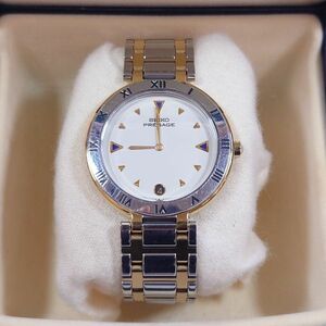 SEIKO セイコー 腕時計 クォーツ PRESAGE 7749-6000 メンズ ジャンク品 稼働未確認【中古】