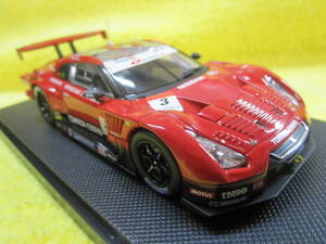 エブロ 1/43 HASEMI TOMICA EBBRO GT-R SUPER GT500 2009 Rd.7 FUJI（ハセミ トミカ スーパー ニッサン R35