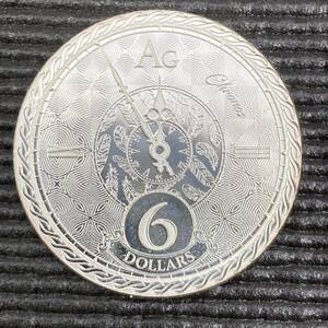 K05019 2020 トケラウ諸島 ニュージーランド 銀貨 ＄6 エリザベス クロノスコイン