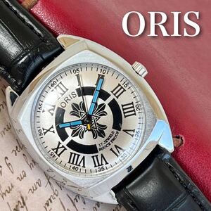 ■美品■オリス■ORIS 手巻き機械式1980年代ヴィンテージメンズ腕時計アンティーク即納 男性人気ブランド ローマ数字灰189