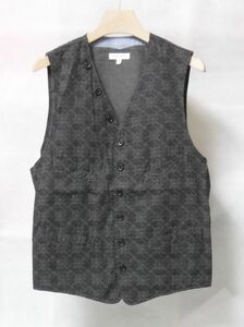 16SS Engineered Garments エンジニアードガーメンツ Cinch Vest Java Cloth シンチ ベスト M 総柄