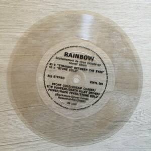 RAINBOW STRAIGHT BETWEEN THE EYES FLEXI DISC　フランス盤