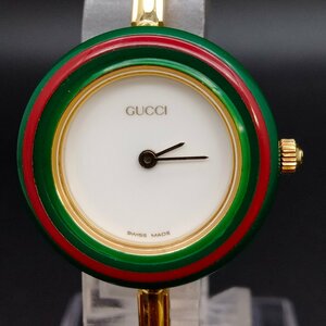 グッチ Gucci 腕時計 動作品 11/12.2（チェンジベゼル） レディース 3558531