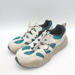 ◇ Θ◎ NIKE ナイキ ウィメンズ　テック　ヘラ　DR9761-110 カジュアルシューズ サイズ24.5 エメラルドグリーン　ベージュ メンズ E