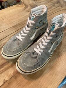 入手困難 haze期 undercover × vans ハンバーガー柄 sk8hi us9 27.0cm グレー アンダーカバー×バンズ 85 68 scab