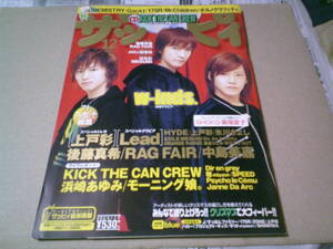 ザッピイ 2003年12月号 ナンバー82 w-inds. キックザカンクルー ジャンヌダルク 浜崎あゆみ 後藤真希 ラグフェア トレカCD未開封　送料込み