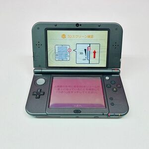 B540-K41-801 Nintendo 任天堂 ニンテンドー new 3DS LL 本体 RED-001 通電確認/初期化OK ブラック 黒