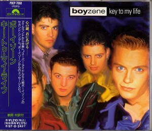 ◆CD/Maxi-Single/帯付き◆Boyzone「Key To My Life」POCP-7068、Europop, Euro House、プロモ/見本盤《Rose0801》