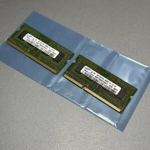 　★全国送料無料 ジャンク 動作 iMac 取出部品 ★ メモリ2枚 DDR3 samsung 1GB 1Rx8 PC3-8500S サムスン 21.5 Late 2009 A1311 EMC 2308