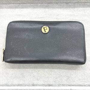 FURLA フルラ 長財布 ラウンド ブラック レディース