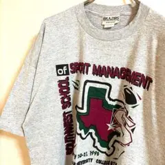 BRAZOS Tシャツ SPORT management グレーXL 古着