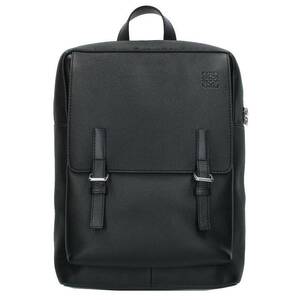 ロエベ LOEWE ミリタリーバックパック B553J18X03 ソフトグレインカーフスキン アンスラサイトバックパック 中古 SB01