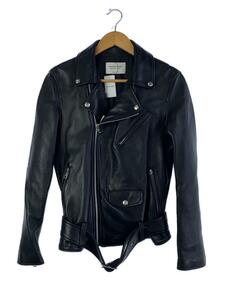 beautiful people◆Vintage leather THE/a riders jacket/ライダース/羊革/1001402821//