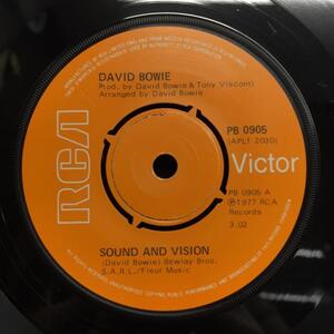 DAVID BOWIE / SOUND AND VISION (UK-ORIGINAL)