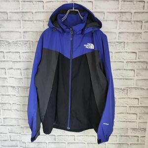 ノースフェイス【THE NORTH FACE】マウンテンパーカー　ナイロンジャケット　HYVENT　パープル　ブラック　S　紫　黒　メンズ　SP2