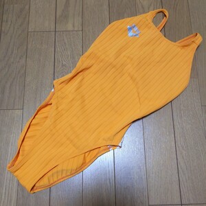 美品 ダブルマットJ リミック ハイカット Mサイズ ARN-1005W オレンジ 競泳水着 arena アリーナ DOUBLE MAT J RIMIC SwimSuits