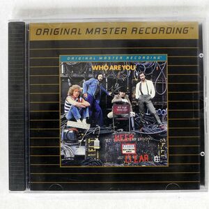 MFSL 24K GOLD THE WHO/WHO ARE YOU/MOBILE FIDELITY SOUND LAB UDCD 561 CD □