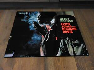 LP US盤 ELVIN JONES & RICHARD DAVIS / HEAVY SOUNDS◆エルビン・ジョーンズ リチャード・デイビス