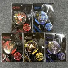 仮面ライダー電王　DEN-O 　箔押し缶バッジセット　全5種　新品未開封