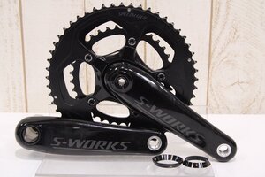 ★SPECIALIZED スペシャライズド S-WORKS 172.5mm 52/36T 2x11s 両足計測パワーメーター カーボンクランクセット BCD:110mm