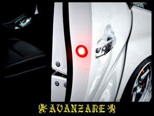 ≪AVANZARE≫ プリウスα 前期／後期　ドアワーニングフラッシュLEDキット／高輝度レッドLED 点滅