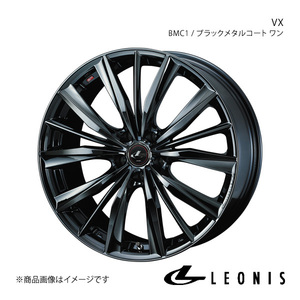 LEONIS/VX デリカD:5 CV1W 2019/2～ 4WD アルミホイール1本【19×8.0J 5-114.3 INSET38 BMC1(ブラックメタルコート ワン)】0039259