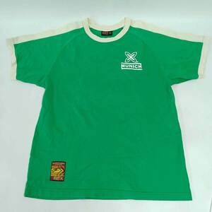 【中古】MUNICH コットン 半袖 Tシャツ L グリーン メンズ BARCELONA