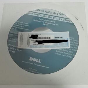 【正規品】/DELL Windows7 Pro SP1 32Bit /プロダクトキー付 正規品