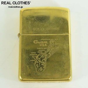 ZIPPO/ジッポー SOLID BRASS/ソリッドブラス GUAM/グアム 1932-1988/1988年製 /LPL