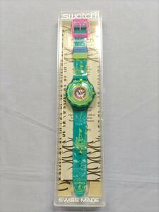 ○Swatch スウォッチ スキューバ200 1993年モデル メンズ 腕時計 ダイバーズウォッチ 200m防水 ケース・取説付〇ジャンク品②