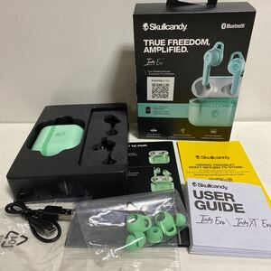 SkullCandyフルワイヤレスイヤホン INDY EVO（インディエボ） PURE MINT S2IVW-N742 ［ワイヤレス(左右分離) /Bluetooth対応］