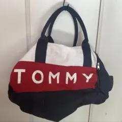 【美品】TOMMY HILFIGER ドラムバッグ　旅行バッグ