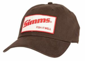 Simms cap シムス キャップ 帽子 fish it well 新品 フィッシングキャップ 釣り cap hat ブラウン SIMMS