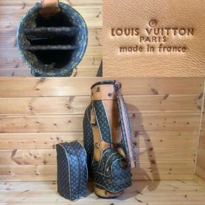 希少 LOUIS VUITTON キャディバッグ ルイ・ヴィトン キャディーバッグ GOLF ゴルフ モノグラム アンティーク ヴィンテージ ルイヴィトン