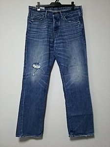 Abercrombie&Fitch アバクロンビー&フィッチ ダメージ加工 デニムパンツ W32