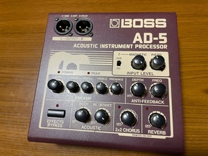 BOSS AD-5 アコースティックインストールメントプロセッサー