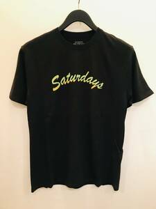 SATURDAYS saturdays nyc サタデーズ　Tシャツ M Mサイズ ブラック BLACK