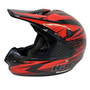 【即決】 HJC HJH070 オフロードヘルメット CL-MX シャッタード Sサイズ 赤系 レッド系 13937-100