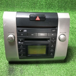 【24】スズキ　ワゴンR　純正　PS-4108J-B　CD　MD　プレイヤー　カーステ　現状品