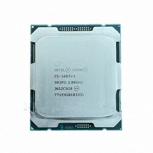 2個セット Intel Xeon E5-1603 v4 SR2P 4C 2.8GHz 10MB 140W LGA2011-3 DDR4-2133