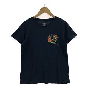 ゆうパケットOK L.L.Bean エルエルビーン ワンポイント 半袖Ｔシャツ sizeL/ネイビー