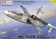 新品プラモデル 1/72 He162B-1 ”フォルクスイェーガー 1946年” [AZM7851]