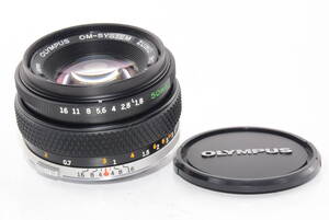 【外観特上級】OLYMPUS OM-SYSTEM ZUIKO MC AUTO-S F1.8 50mm　#u4424