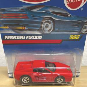 Ferrari F512M #992 レッド Hotwheels フェラーリ