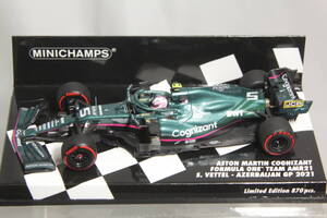 MINICHAMPS 1/43 アストンマーチン AMR21 ベッテル アゼルバイジャンGP 2021