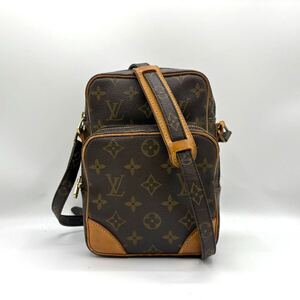 1円 ◎定価14万◎ LOUIS VUITTON ルイヴィトン ショルダーバッグ アマゾン クロスボディ 斜め掛け M45236 モノグラム ブラウン レディース